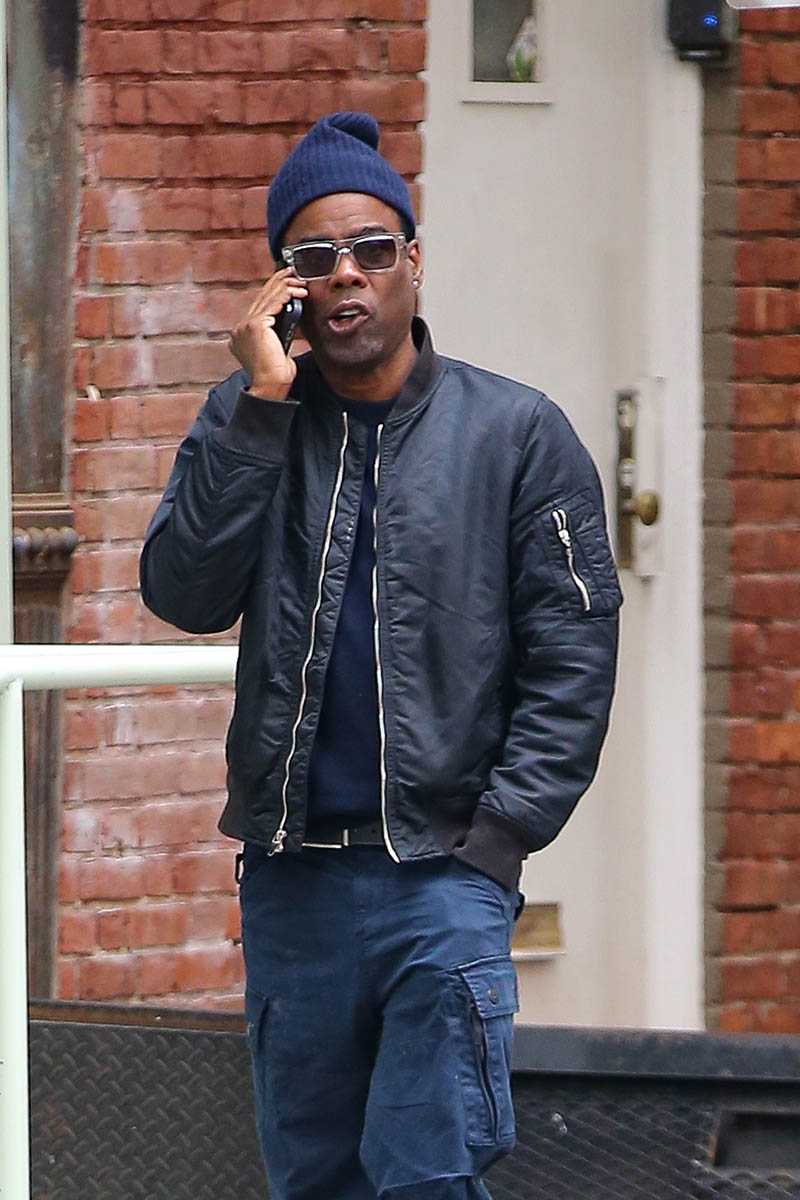Chris Rock calls cops on man filming him from fire escape