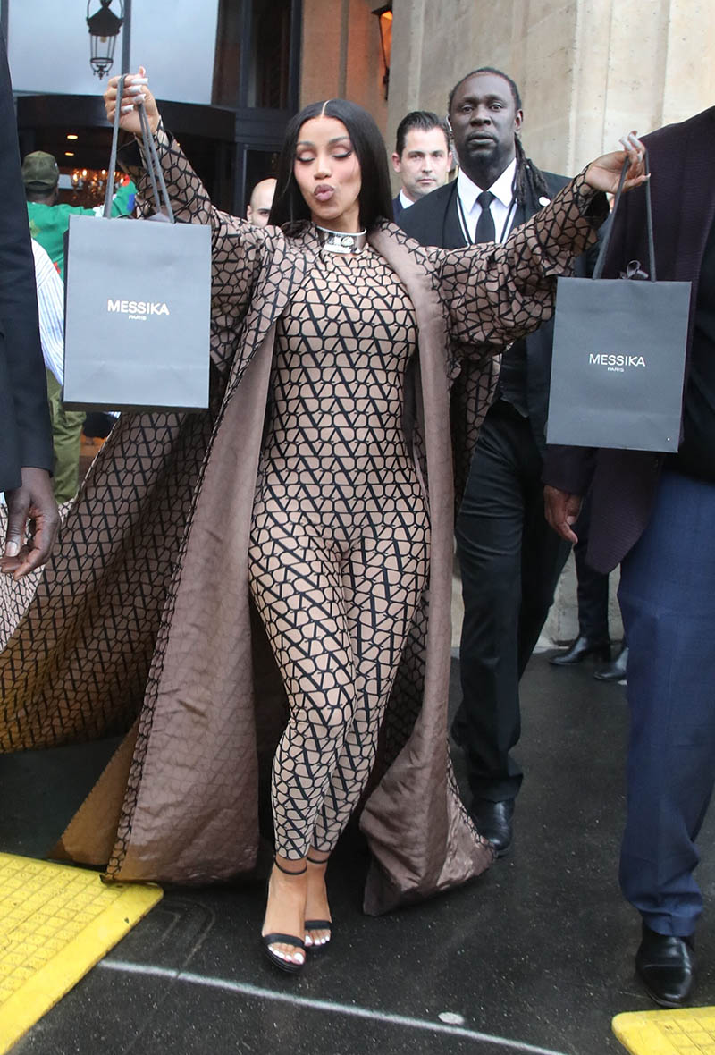 CARDI B Heading from Chanel Store to Dior Store in Paris 09/29/2021 –  HawtCelebs