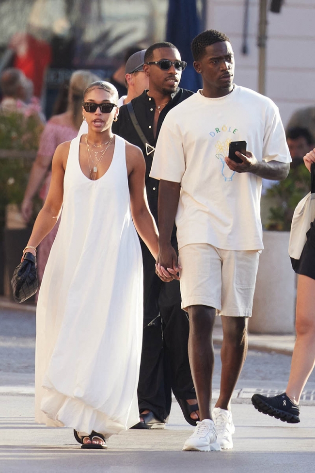 Saint-tropez, France – Damson Idris, Accompanied By Girlfriend Lori 