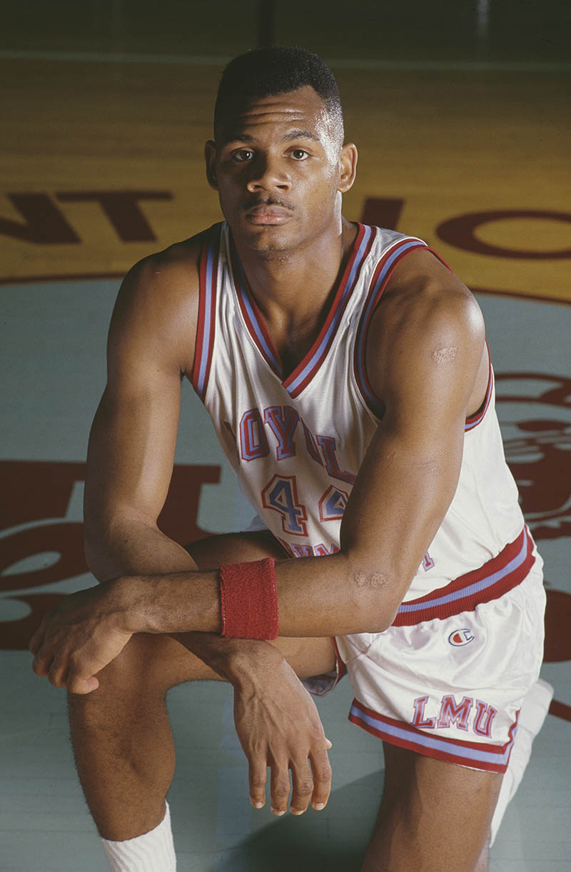 1989 Hank Gathers 44 Loyola Marymount Basketball Jerseys 