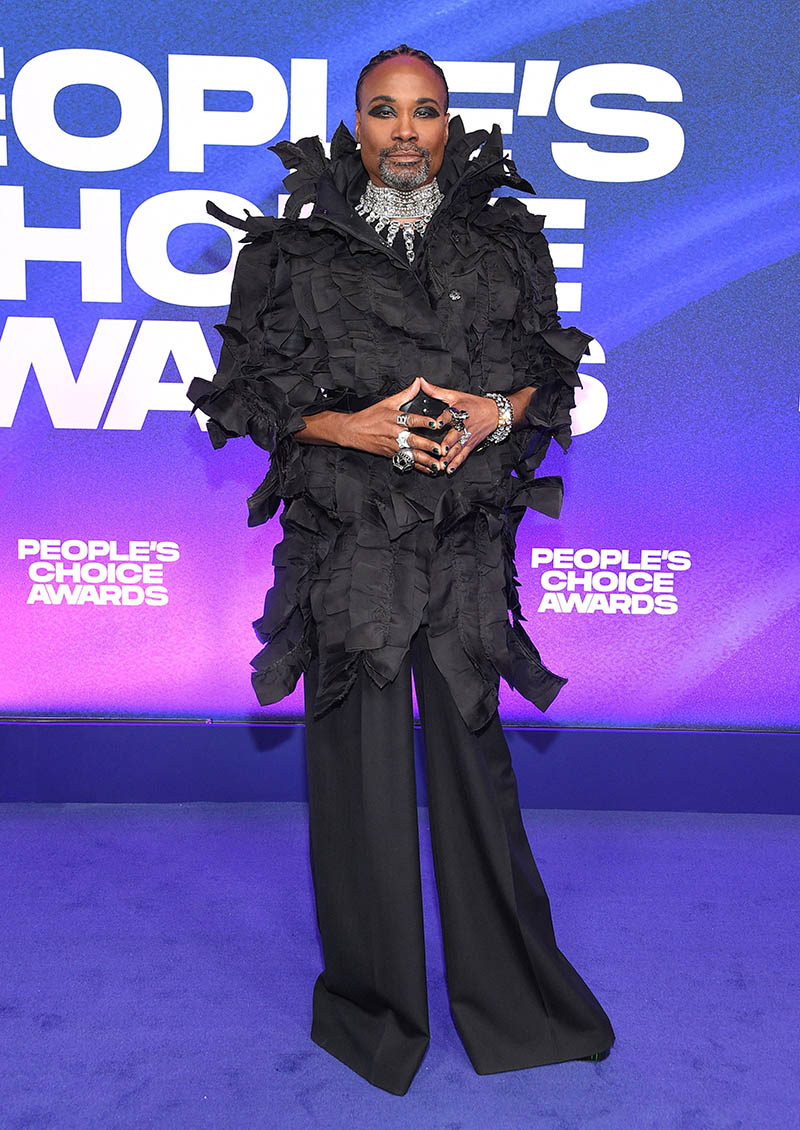 Billy Porter attends People’s Choice Awards 2022 at Barker Hanger on ...
