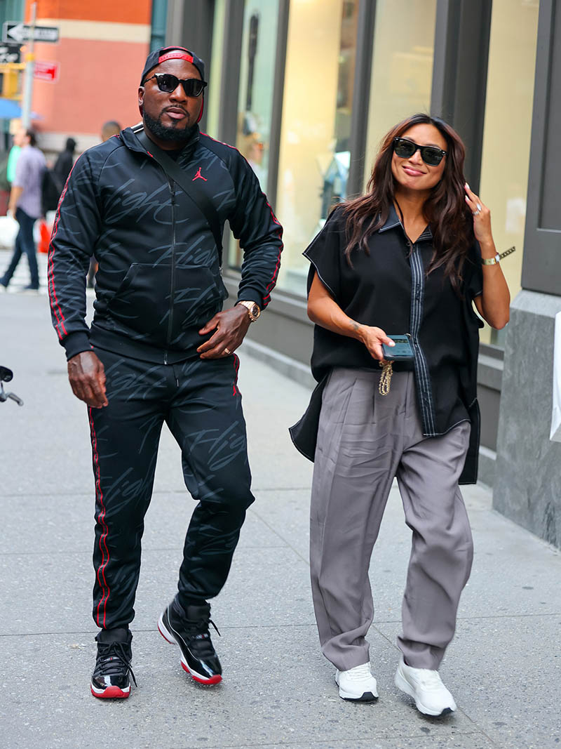 Jeannie Mai and her husband Jeezy is seen running errands in Downtown ...