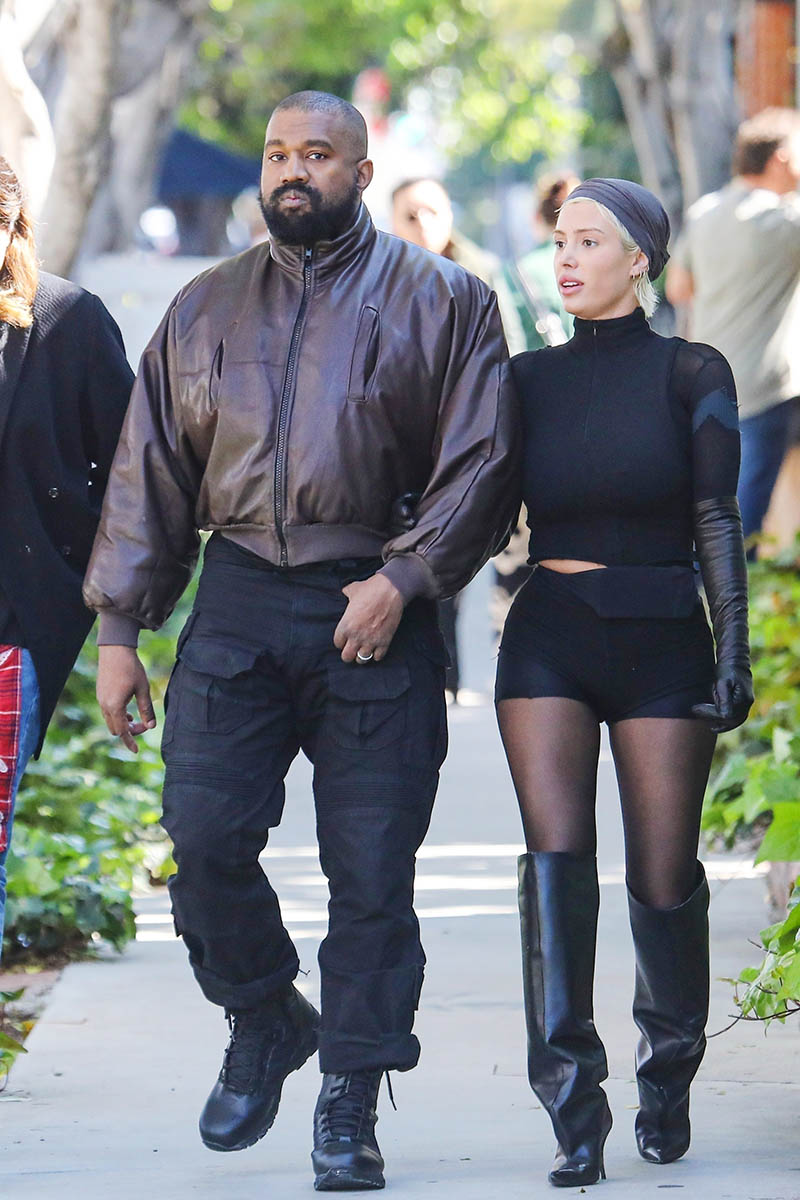 Los Angeles, CA – *EXCLUSIVE* – Kanye West and his wife Bianca Censori