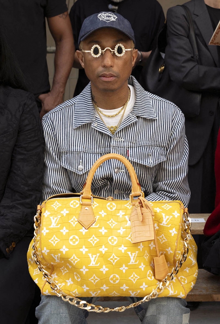 Paris, FRANCE – Pharrell Williams attends the Junya Watanabe Man ...