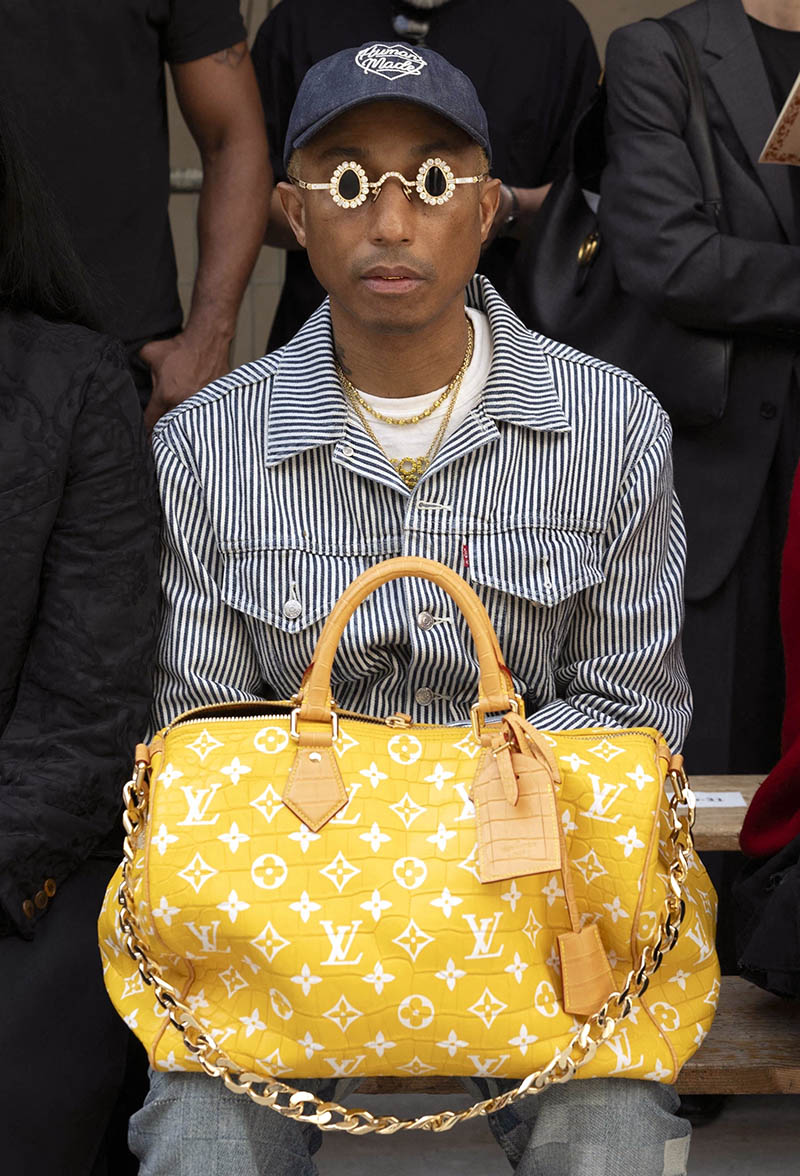 Beyoncé wears custom Louis Vuitton by Pharrell Williams on stage