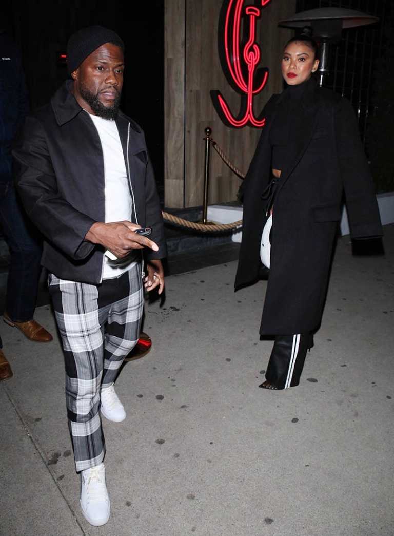 West Hollywood, CA – Kevin Hart and wife Eniko Hart stepped out on a