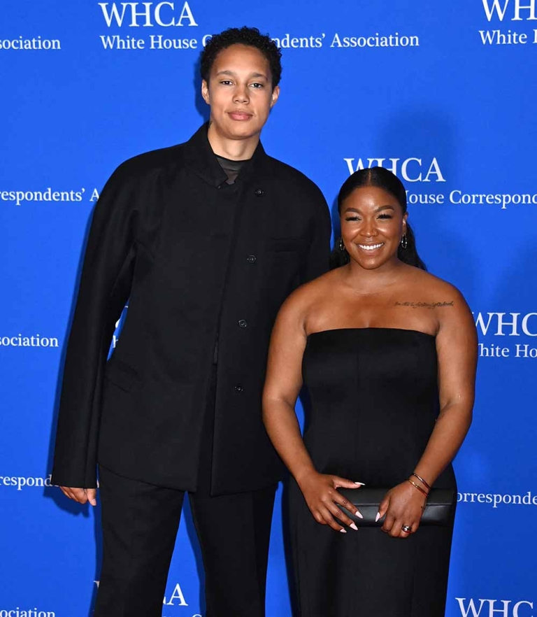 Brittney Griner and Cherelle Griner attend White House Correspondents
