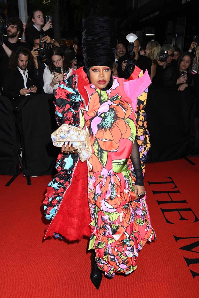 May 6, 2024, New York, New York — Erykah Badu leaves The Mark Hotel ...