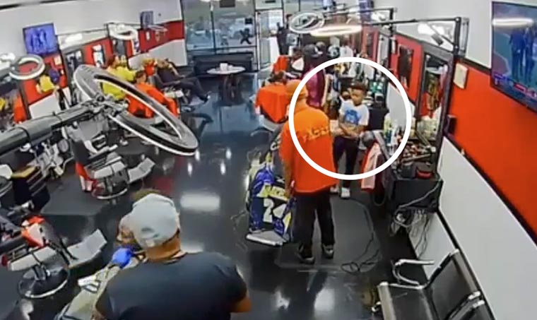 Boy, 11, critically injured after Porsche SUV crashed through barbershop wall (Video)