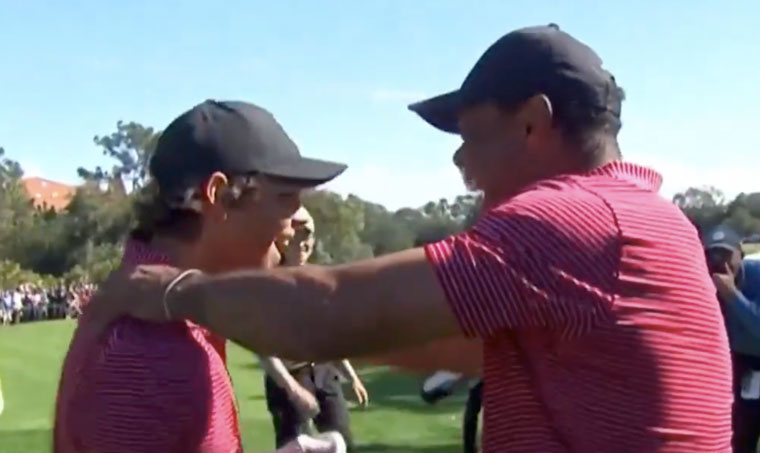 Tiger Woods’ son Charlie, 15, hits a rare hole-in-one. Social media compares him to Bronny
