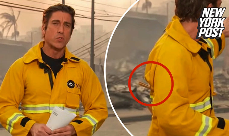 ABC News Anchor Roasted As ‘Narcissistic’ for Using Clothespins to Pull His Jacket tight