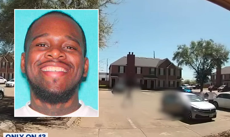 Texas man who shot wife in front of children, still on the run (Video)
