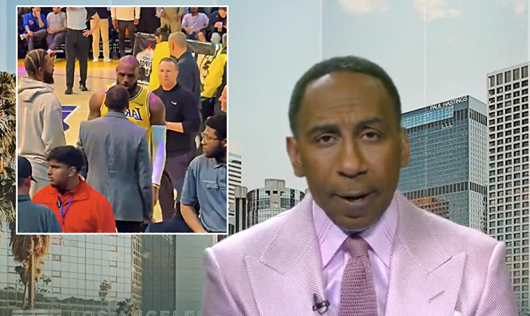 LeBron James confronts Stephen A. Smith: ‘Keep Bronny’s name out your mouth!’