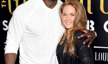 SAN FRANCISCO, CA – FEBRUARY 04:  NFL Hall of Fame member Shannon Sharpe (L) and his girlfriend Katy Kellner attend the New Era Style Lounge at The Battery on February 4, 2016 in San Francisco, California.  (Photo by Ethan Miller/Getty Images for New Era)