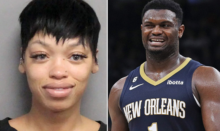 Zion Williamson’s baby mama charged with stalking him, and assaulting his current girlfriend