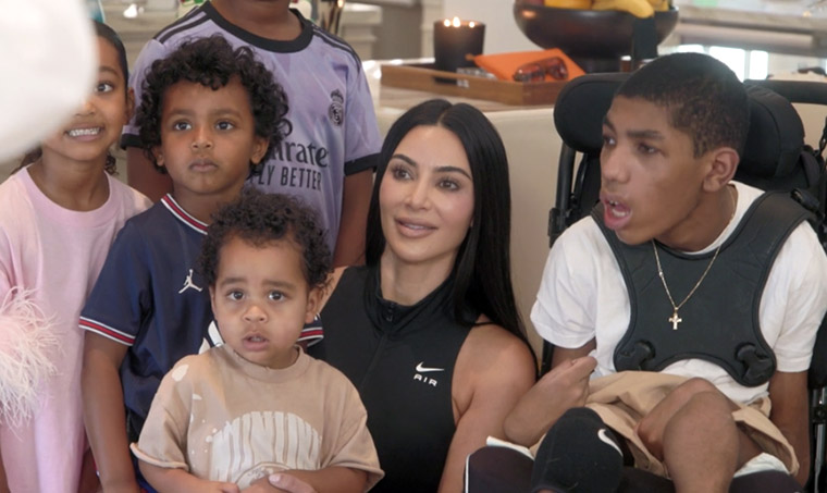 Kim Kardashian admits her kids aren’t ‘comfortable’ around Tristan Thompson’s disabled brother