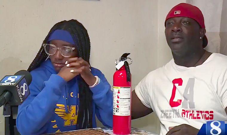 California track star, 16, stripped of state title for celebrating with fire extinguisher