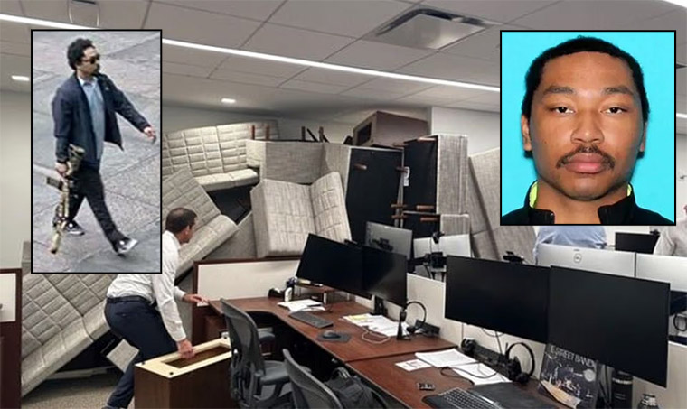 Gunman in NYC tried to target the NFL headquarters, but he got off the elevator on the wrong floor