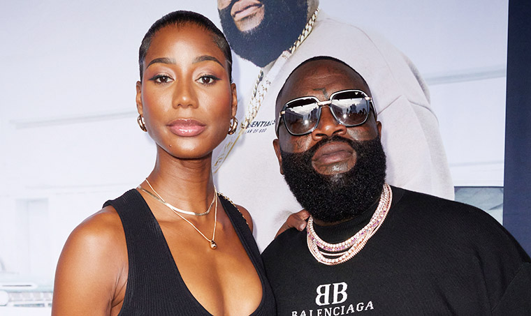 Rick Ross’ new girlfriend curved him when he leaned in to kiss her: The Internet says she’s not into him