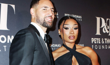 MANHATTAN, NEW YORK CITY, NEW YORK, USA – JULY 16: Klay Thompson, Megan Thee Stallion attend her Inaugural Pete And Thomas Foundation Gala held at Gotham Hall at The Haier Building on July 16, 2025 in Manhattan, New York City, New York. Photo credit: Image Press Agency/MEGA