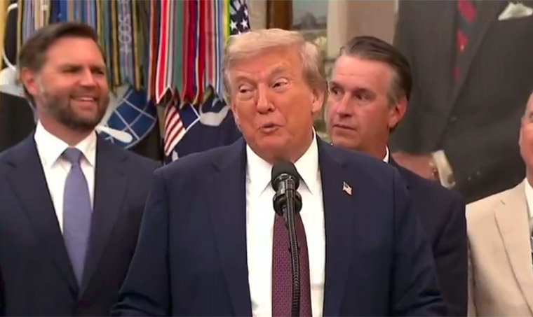 Trump provides proof of life in press conference: ‘I didn’t know I was dead’