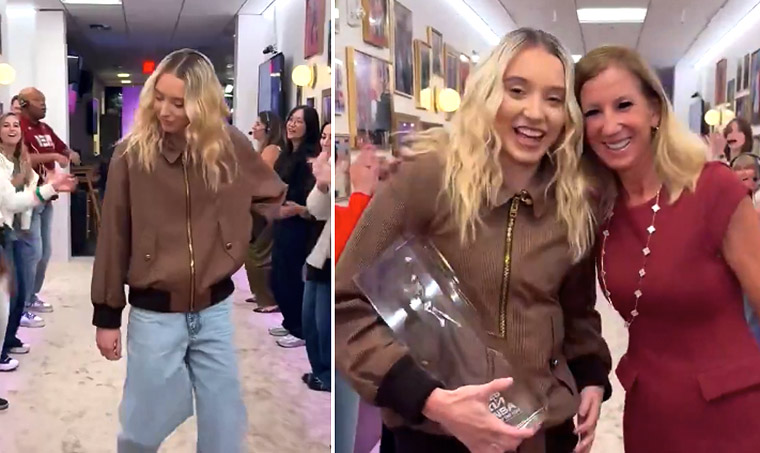 WNBA Commissioner Surprises Paige Bueckers with Rookie of the Year Trophy On Jennifer Hudson Show
