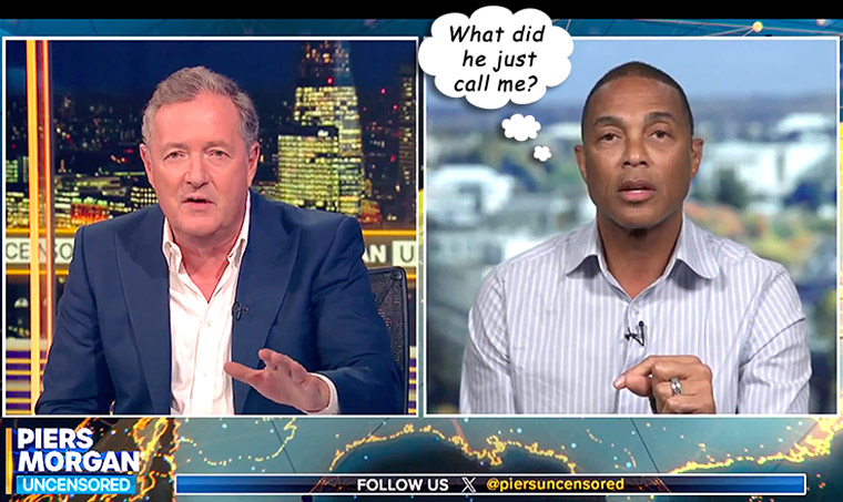 Piers Morgan calls Don Lemon a ‘d–k’ on live television (Video)