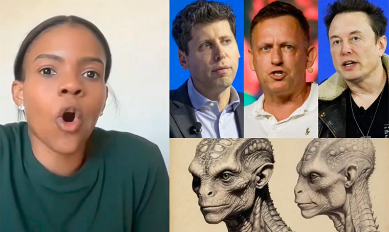 Candace Owens says Sam Altman, Peter Thiel & Elon Musk are not human: “I don’t know if they bleed”