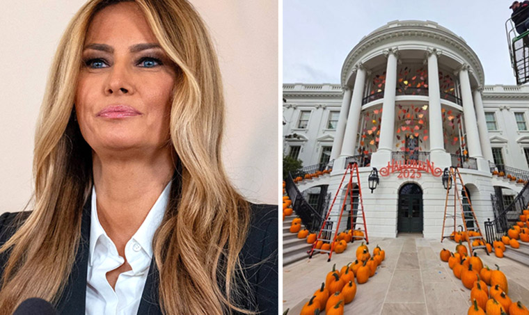 Melania Trump Faces Criticism for Halloween Decorations as Millions Lose SNAP Benefits