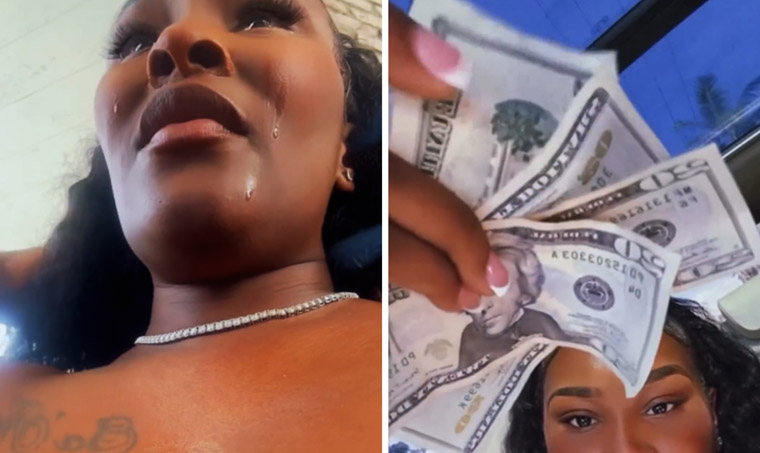 Woman who moved from Chicago to Miami shows how she panhandles to pay her rent