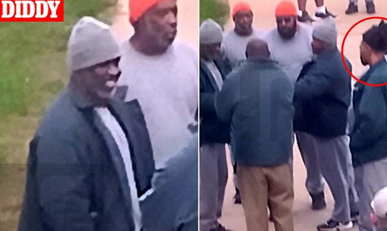Sean Combs Pictured Chatting with Former NBA Star in New Jersey Prison