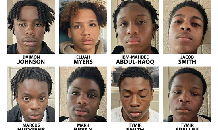 8 Philadelphia youths arrested for stealing over $2,000 of merchandise while in Florida for football tournament