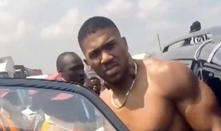 Police arrest Anthony Joshua’s driver in fatal car crash in Nigeria