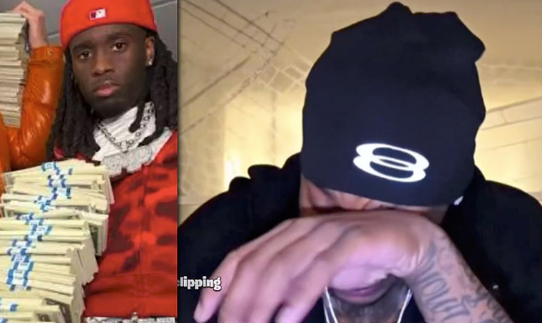 Grown man cries after streamer Kai Cenat stops his $100K a month allowance