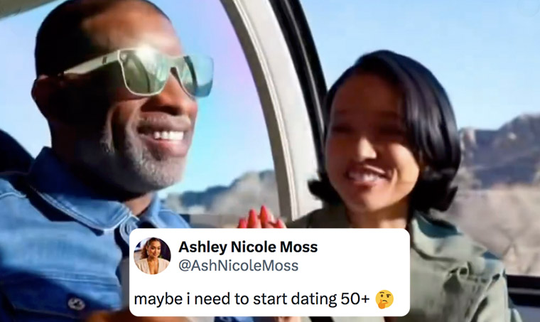 Deion Sanders and Karrueche Tran Are Couple Goals
