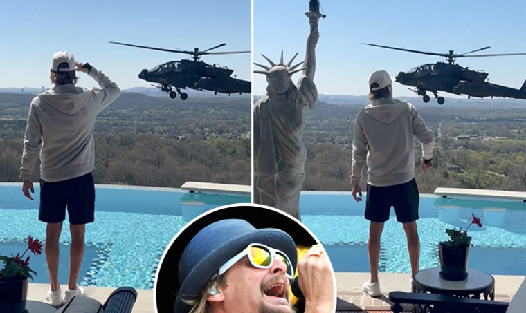 Military officials investigate Army helicopter fly-by at Kid Rock’s home
