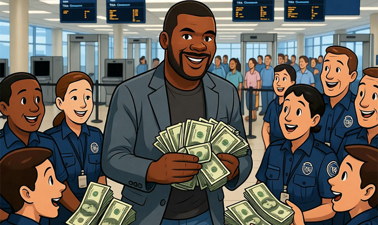 TSA Workers Must Return $1,000 Gift Cards to Tyler Perry