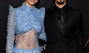 Brytni Sarpy and Bryton James at the 50th Daytime Emmy Awards held at The Westin Bonaventure Hotel. 15 Dec 2023 Photo credit: Steven Bergman/AFF-USA.COM / MEGA