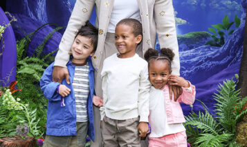 Michael B. Jordan with nephew Lenox Theus and niece Zorah Theus at the Los Angeles Premiere Of Netflix’s Swapped held at the Netflix Tudum Theater on April 26, 2026 in Hollywood, Los Angeles, California. Photo credit: Image Press Agency / MEGA