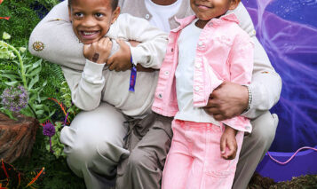 Michael B. Jordan with nephew Lenox Theus and niece Zorah Theus at the Los Angeles Premiere Of Netflix’s Swapped held at the Netflix Tudum Theater on April 26, 2026 in Hollywood, Los Angeles, California. Photo credit: Image Press Agency / MEGA