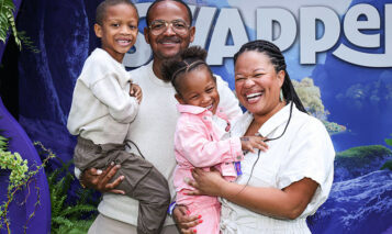 Reggie Theus, Jamila Jordan-Theus and their children Lenox and Zorah at the Los Angeles Premiere Of Netflix’s Swapped held at the Netflix Tudum Theater on April 26, 2026 in Hollywood, Los Angeles, California. Photo credit: Image Press Agency / MEGA