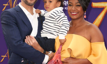 Vaughn Rasberry, Tatyana Ali and their son, Edward, at Hollywood premiere of Premiere Of Disney’s Aladdin. When: 22 May 2019 Credit: FayesVision/WENN.com