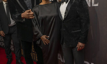 Tyler Perry, Kandi Burruss and Brian Moreland at opening night of Joe Turner’s Come and Gone on Broadway at Barrymore Theatre in New York. 25 April 2026. Photo credit: ZUMAPRESS.com / MEGA