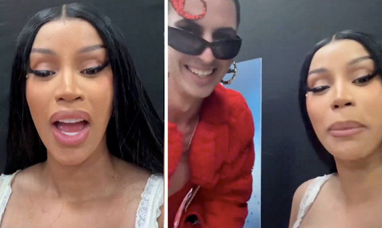 Cardi B shouts out Superfan: “How the f*** do you be everywhere?”