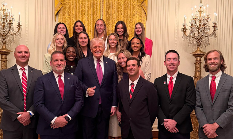 Trump Slammed for ‘Shameful’ Photo of UGA Women’s Tennis Champs