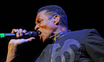 Jackie Jackson performs with the Jacksons in concert during their Unity Tour at the National Indoor Arena in Birmingham, United Kingdom. When: 26 Feb 2013. Credit: Anthony Stanley/WENN.com