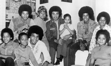 Group photo of The Jackson family in 1972. Top row from left: Jackie Jackson, Katherine Jackson, Joe Jackson, Janet Jackson, Jermaine Jackson, Michael Jackson Bottom row from left: Marlon Jackson, Randy Jackson, Tito Jackson, LaToya Jackson. Credit: WENN.com
