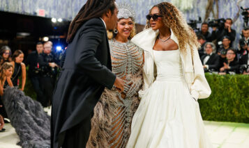 Jay-Z, Beyoncé Knowles, Blue Ivy Carter at the 2026 Met Gala, celebrating “Costume Art” at the Metropolitan Museum of Art in New York City on May 4, 2026. Credit: BFA.com / BACKGRID