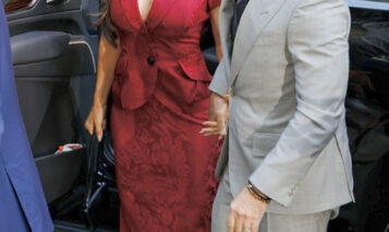 Jeff Bezos and Lauren Sanchez head to their pre-Met Gala party in New York City on May 3, 2026. Photo credit: Jairo / BACKGRID