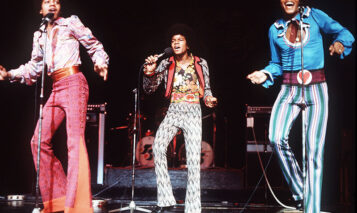 Marlon Jackson, Michael Jackson and Jackie Jackson perform on stage in London, England in 1974. When: 26 Jun 1974. Credit: WENN